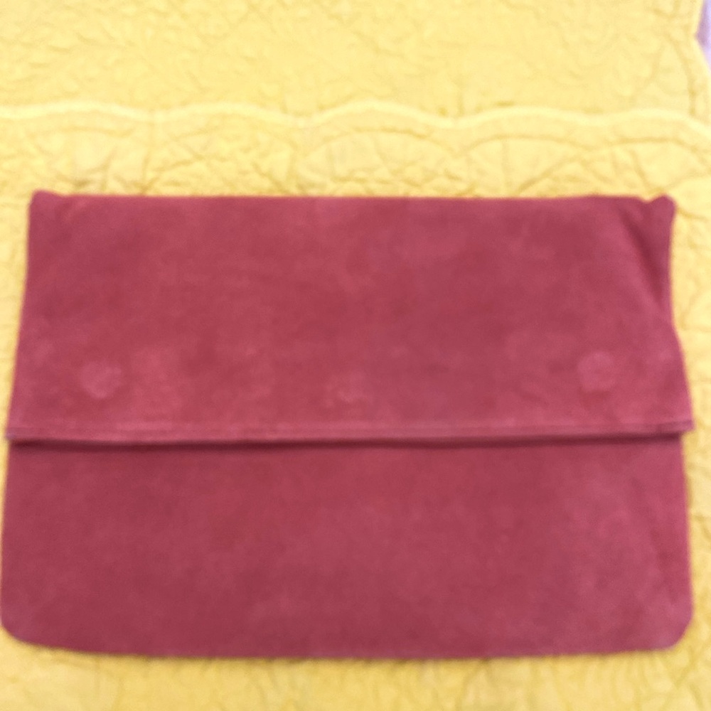 Moda Luxe leather clutch